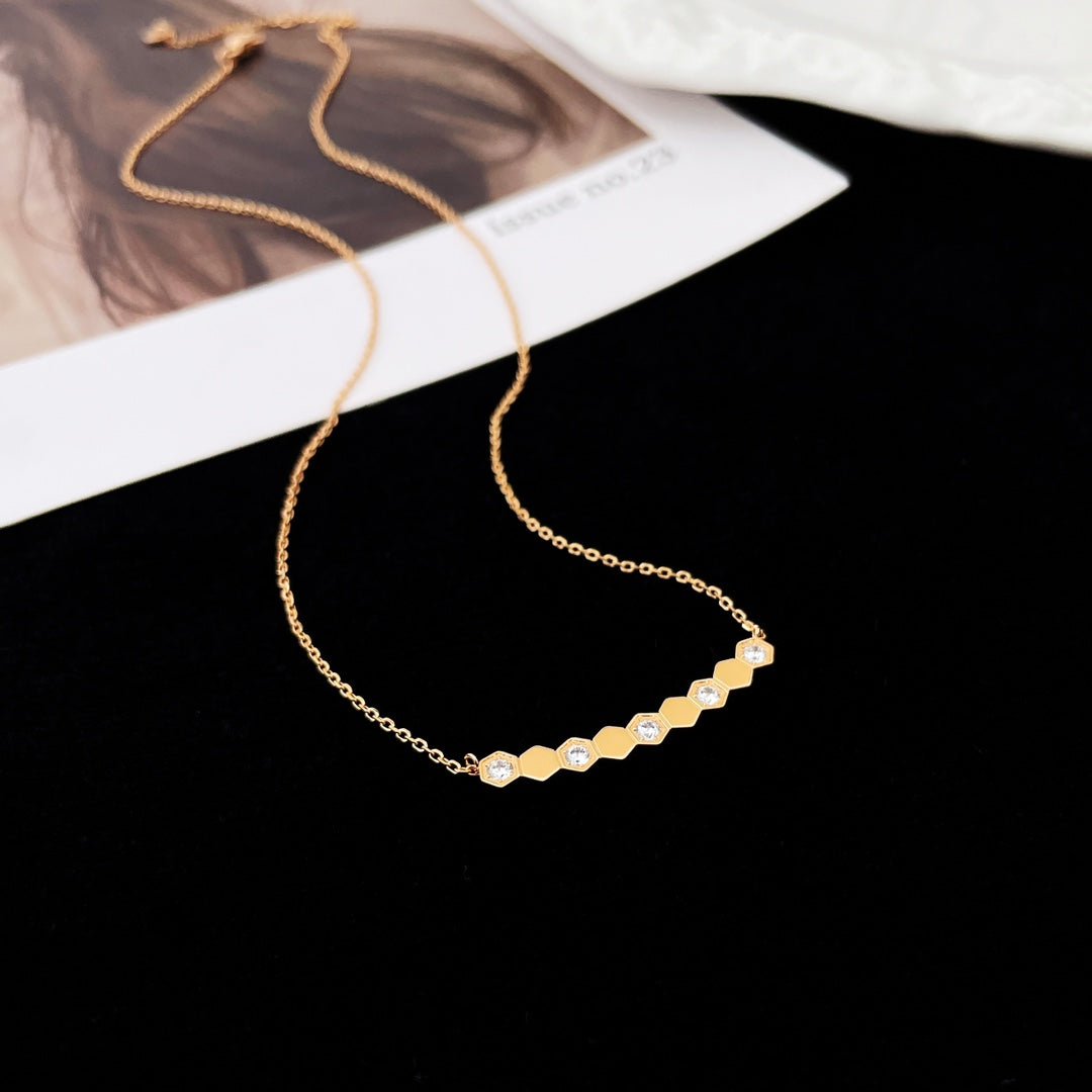 [Resenly Jewelry]BEE MY LOVE DIAMOND NECKLACE