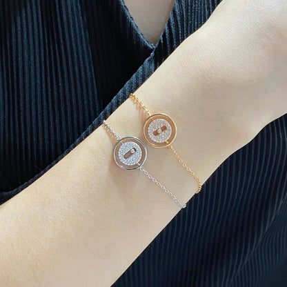 [Resenly Jewelry]LUCKY MOVE DIAMOND PAVED BRACELET