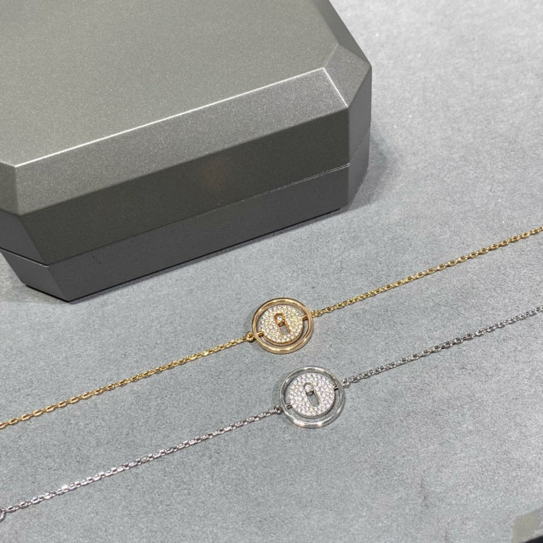 [Resenly Jewelry]LUCKY MOVE DIAMOND PAVED BRACELET