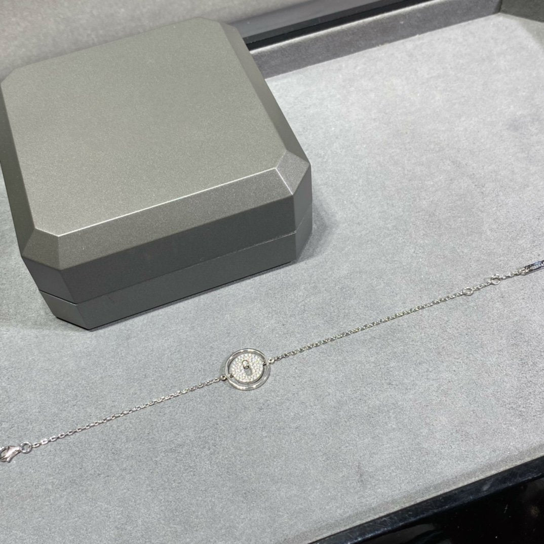 [Resenly Jewelry]LUCKY MOVE DIAMOND PAVED BRACELET