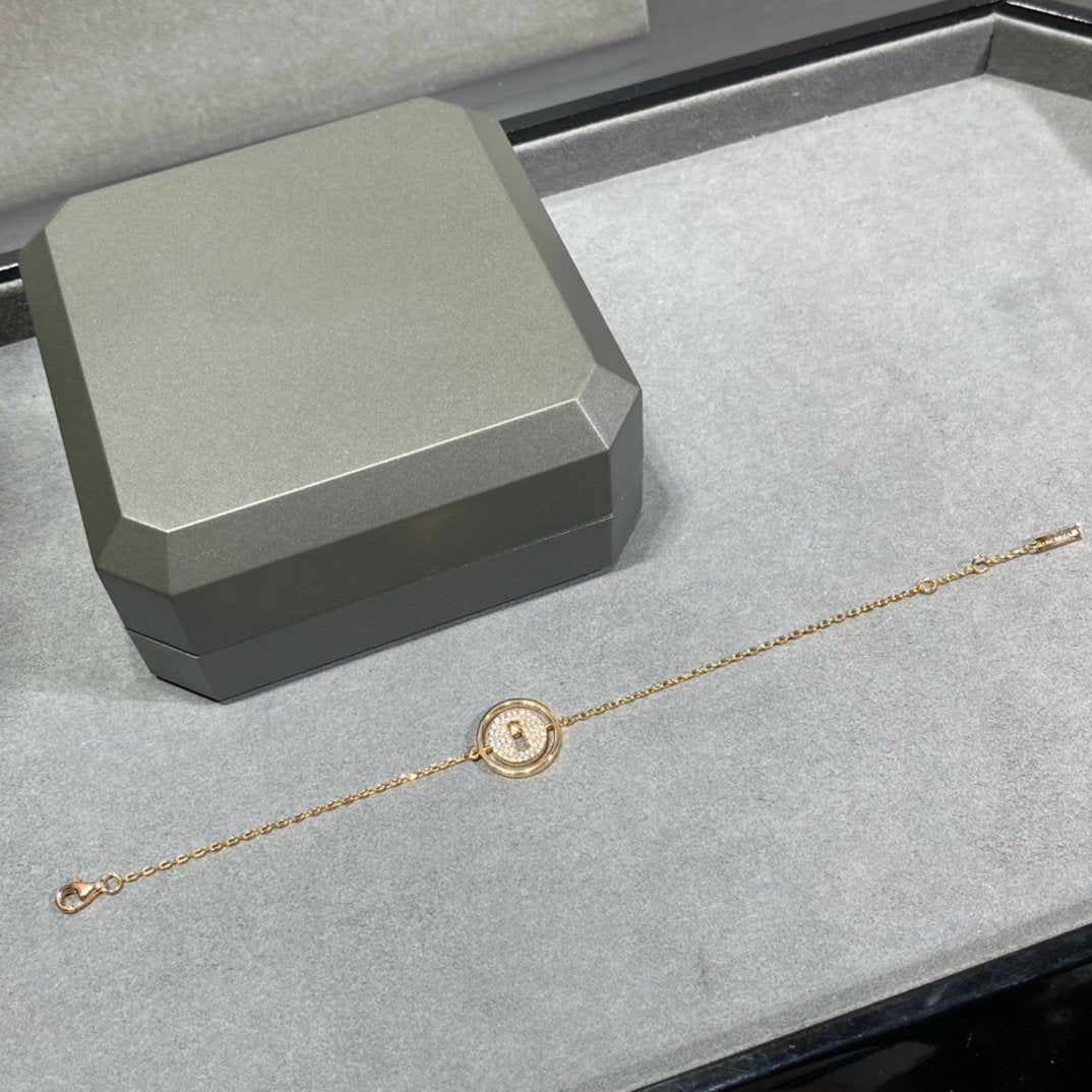 [Resenly Jewelry]LUCKY MOVE DIAMOND PAVED BRACELET