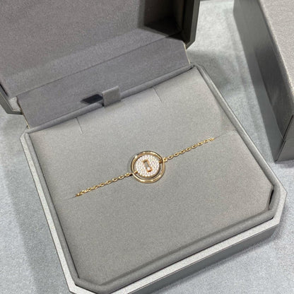 [Resenly Jewelry]LUCKY MOVE DIAMOND PAVED BRACELET