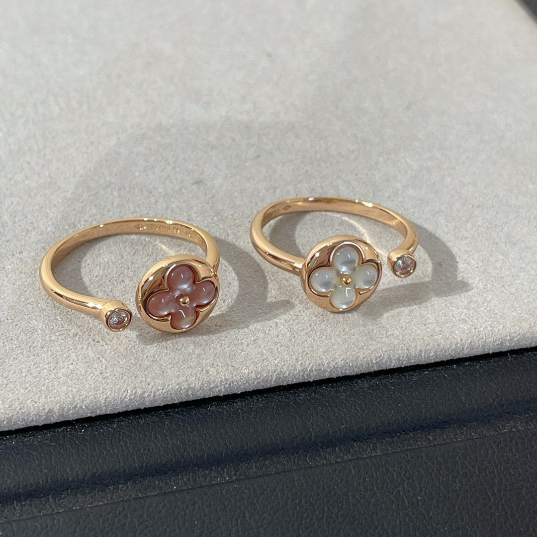 [Resenly Jewelry]SUN 1 DIAMOND PINK MOP RING
