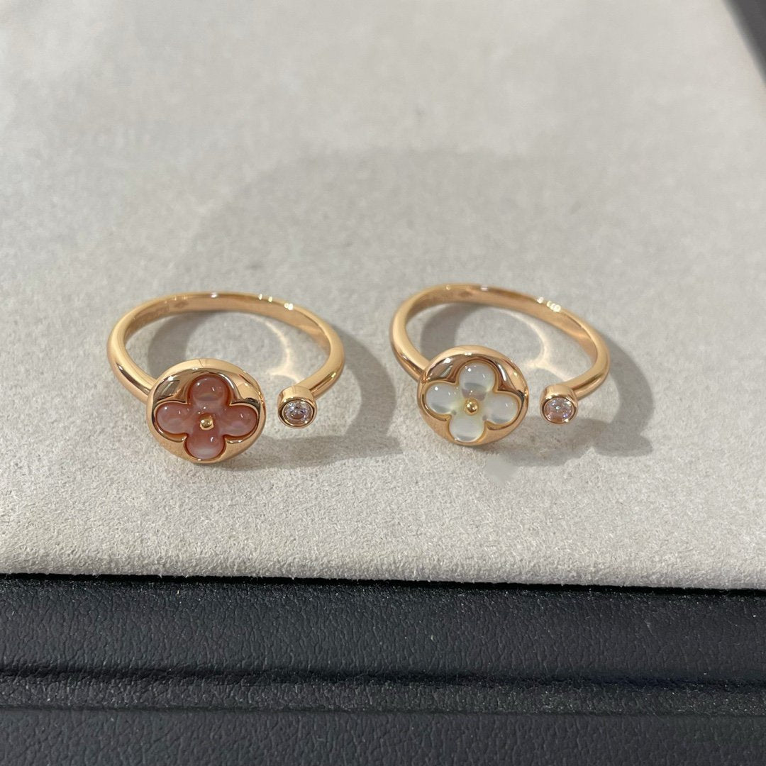 [Resenly Jewelry]SUN 1 DIAMOND PINK MOP RING