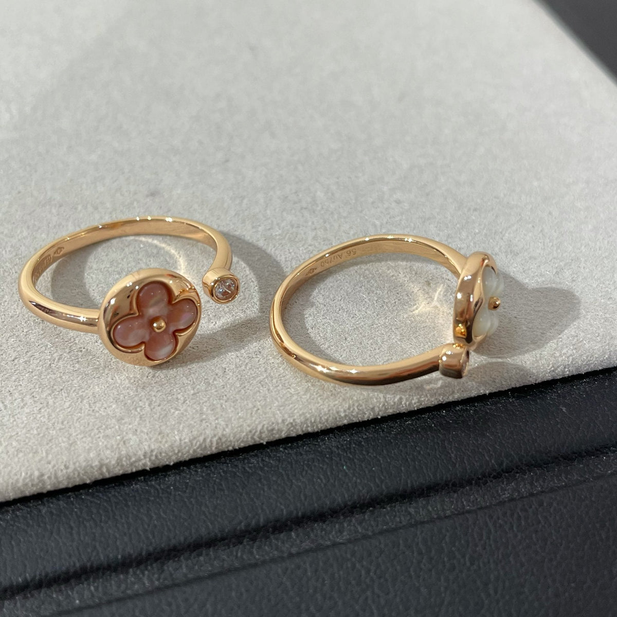 [Resenly Jewelry]SUN 1 DIAMOND PINK MOP RING
