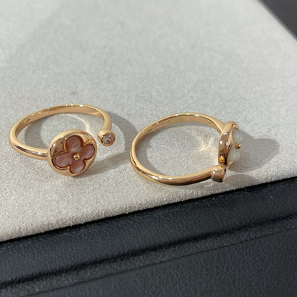 [Resenly Jewelry]SUN 1 DIAMOND PINK MOP RING