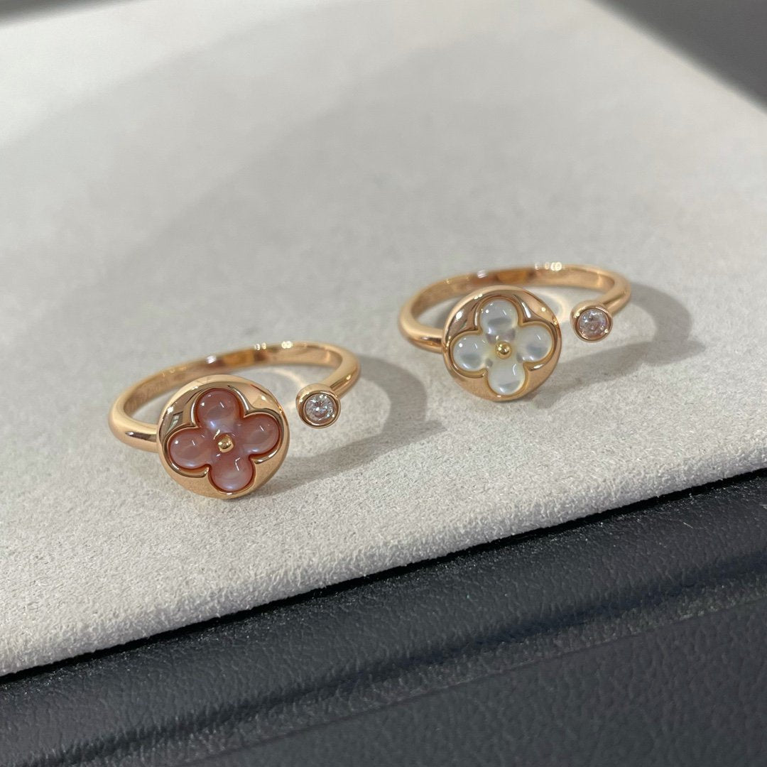 [Resenly Jewelry]SUN 1 DIAMOND PINK MOP RING