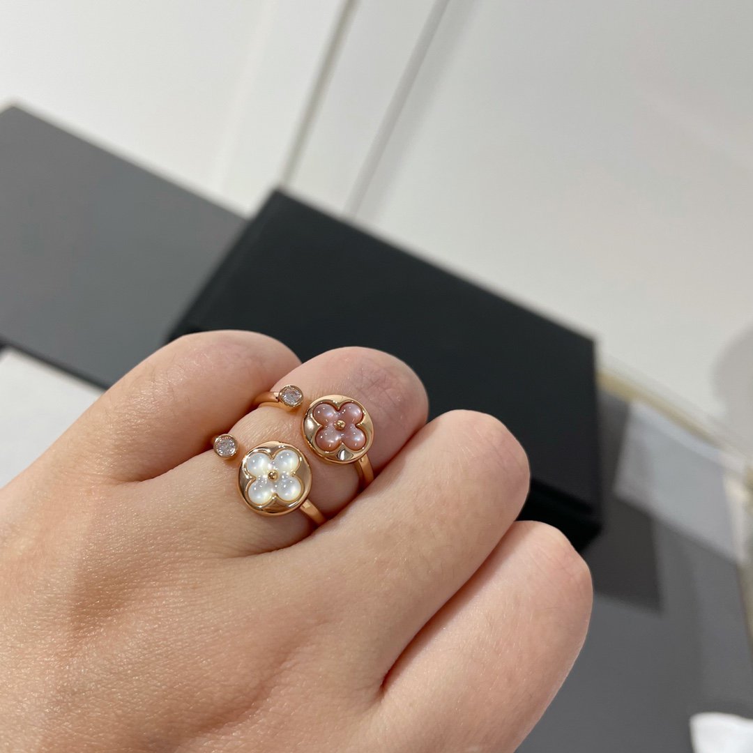 [Resenly Jewelry]SUN 1 DIAMOND PINK MOP RING