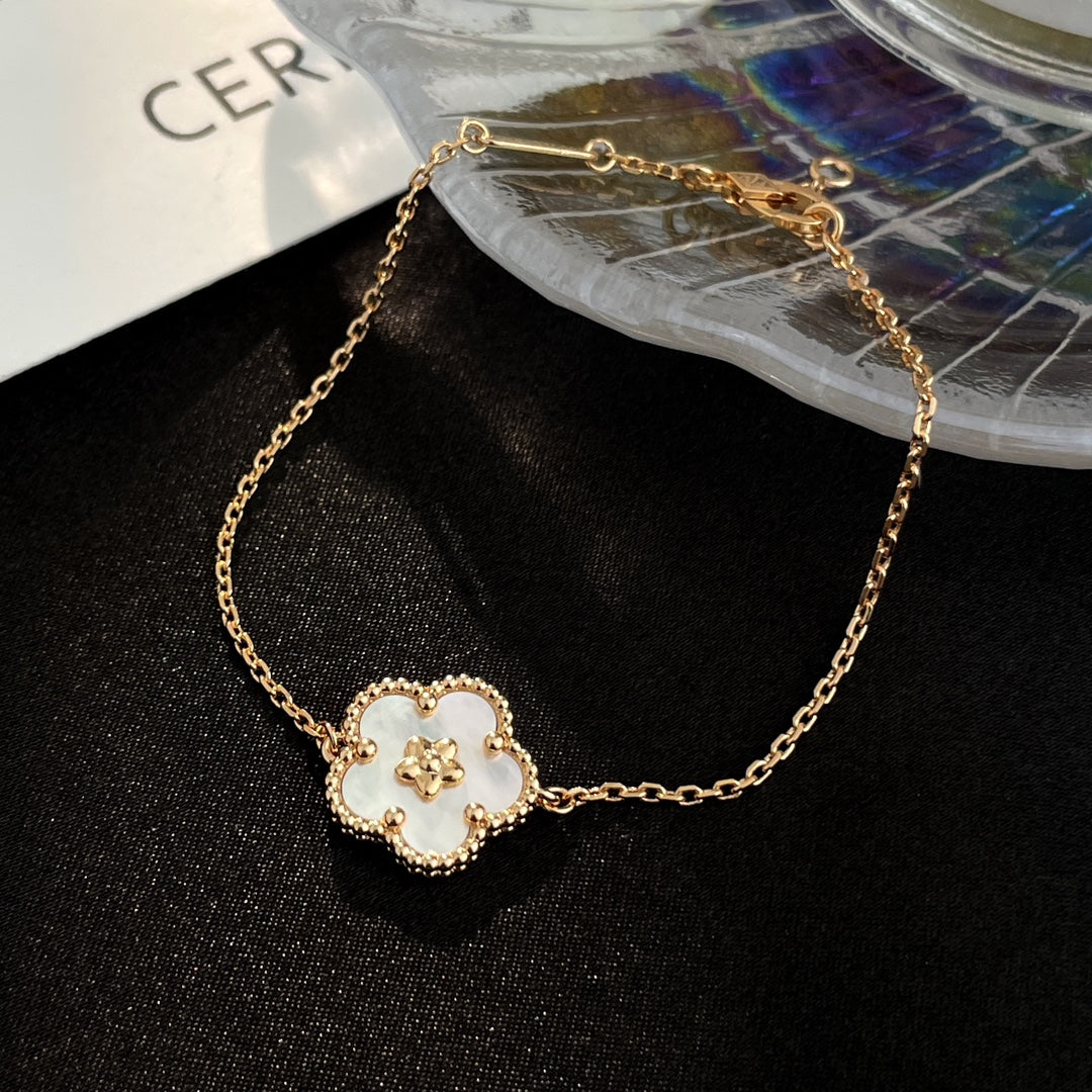 [Resenly Jewelry]LUCKY SPRING ROSE GOLD MOP BRACELET