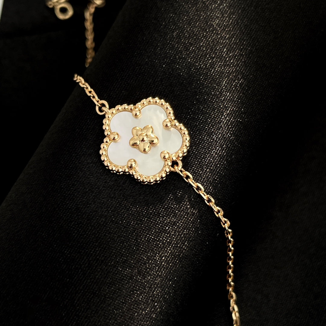 [Resenly Jewelry]LUCKY SPRING ROSE GOLD MOP BRACELET