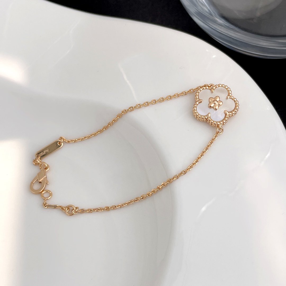[Resenly Jewelry]LUCKY SPRING ROSE GOLD MOP BRACELET