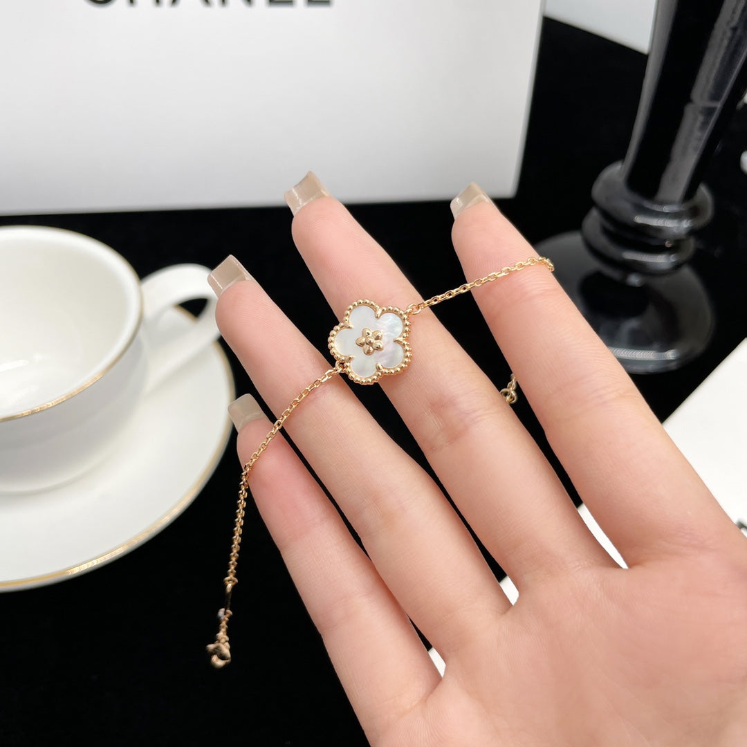 [Resenly Jewelry]LUCKY SPRING ROSE GOLD MOP BRACELET