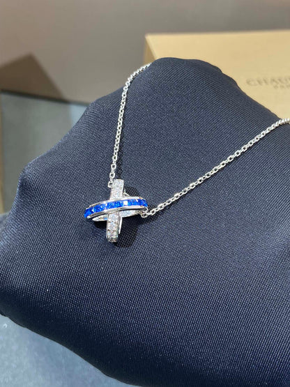 [Resenly Jewelry]LIENS DIAMOND SILVER NECKLACE