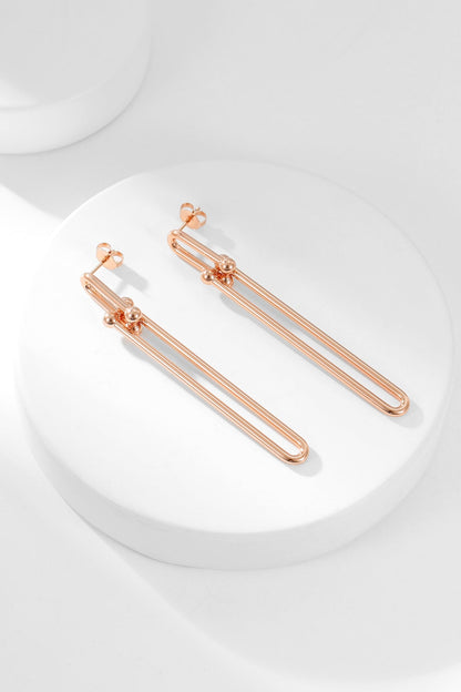 [Resenly Jewelry]HARDWEAR LONG DROP EARRINGS