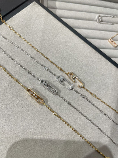[Resenly Jewelry]BABY MOVE DIAMOND BRACELET(Adjustable length)