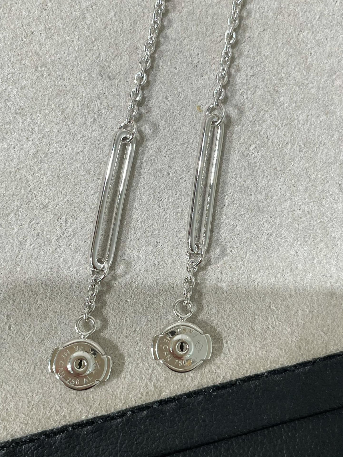 [Resenly Jewelry]CHAINE CHAOS DIAMOND DROP EARRINGS