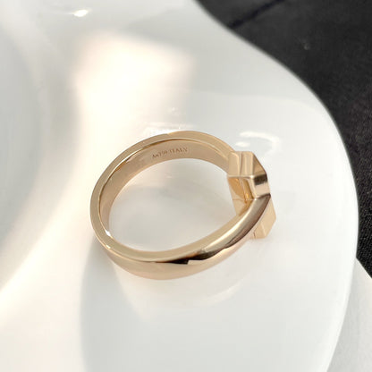 [Resenly Jewelry]T WIDE DIAMOND RING