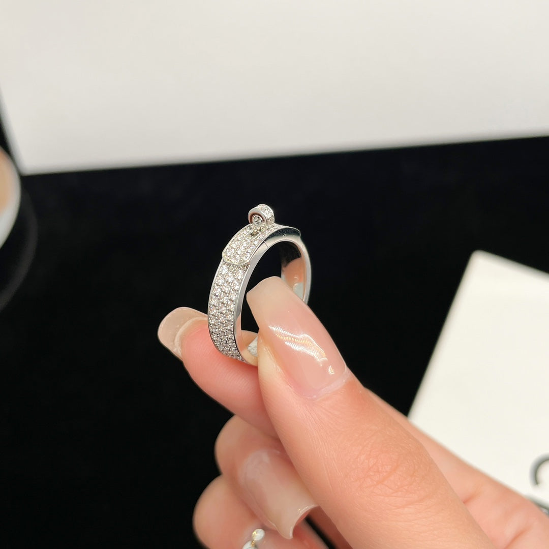 [Resenly Jewelry]KELLY SILVER DIAMOND RING