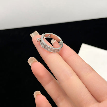 [Resenly Jewelry]KELLY SILVER DIAMOND RING