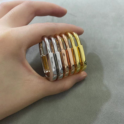 [Resenly Jewelry]LOCK MEDIUM EARRINGS
