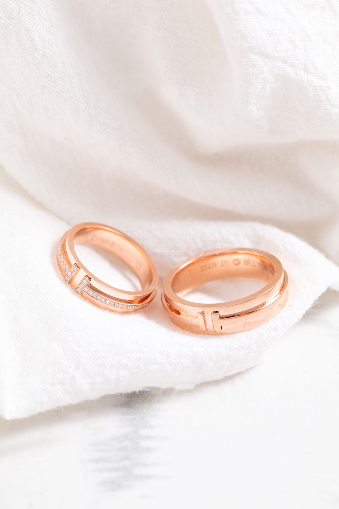 [Resenly Jewelry]T PINK GOLD RING