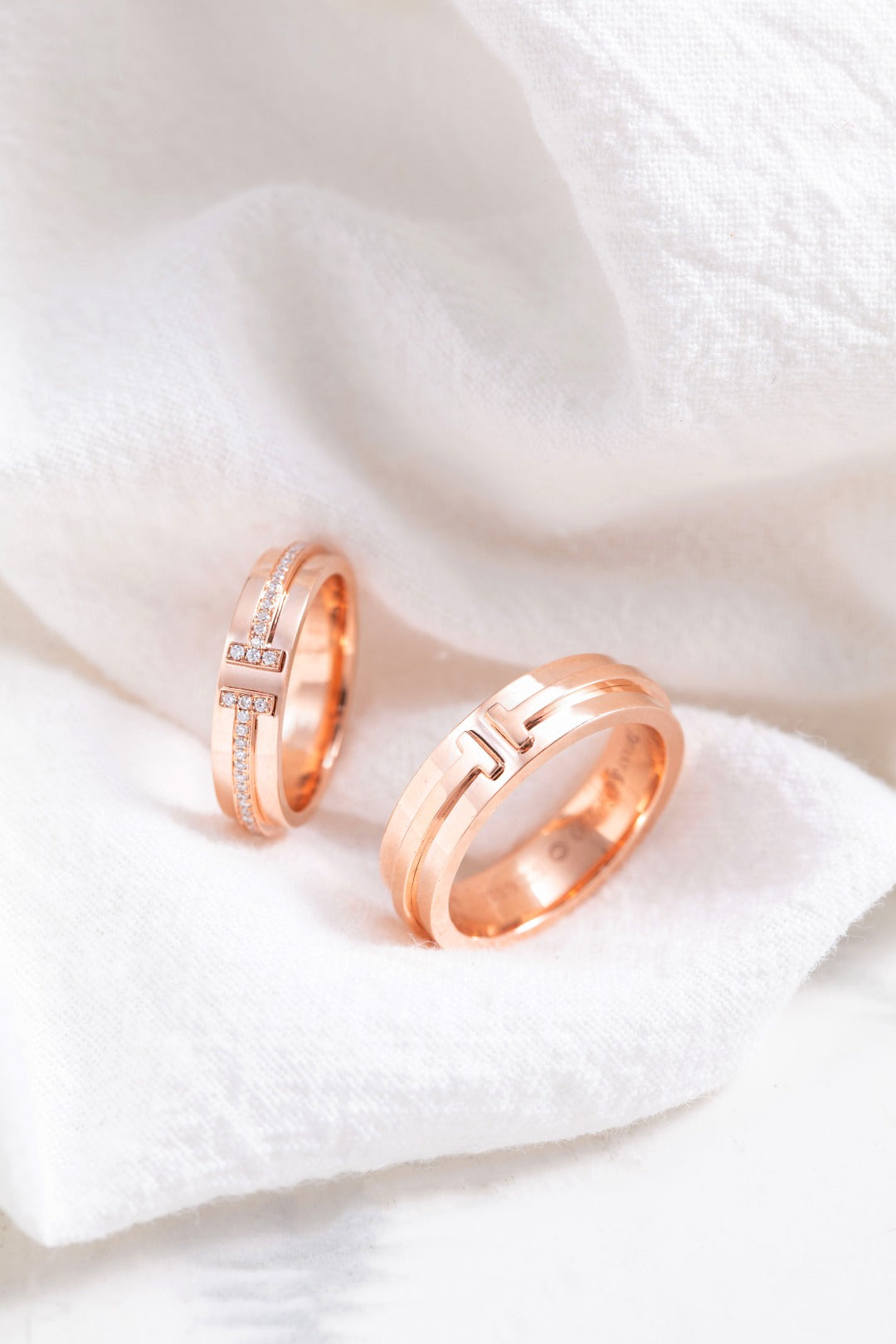 [Resenly Jewelry]T PINK GOLD RING