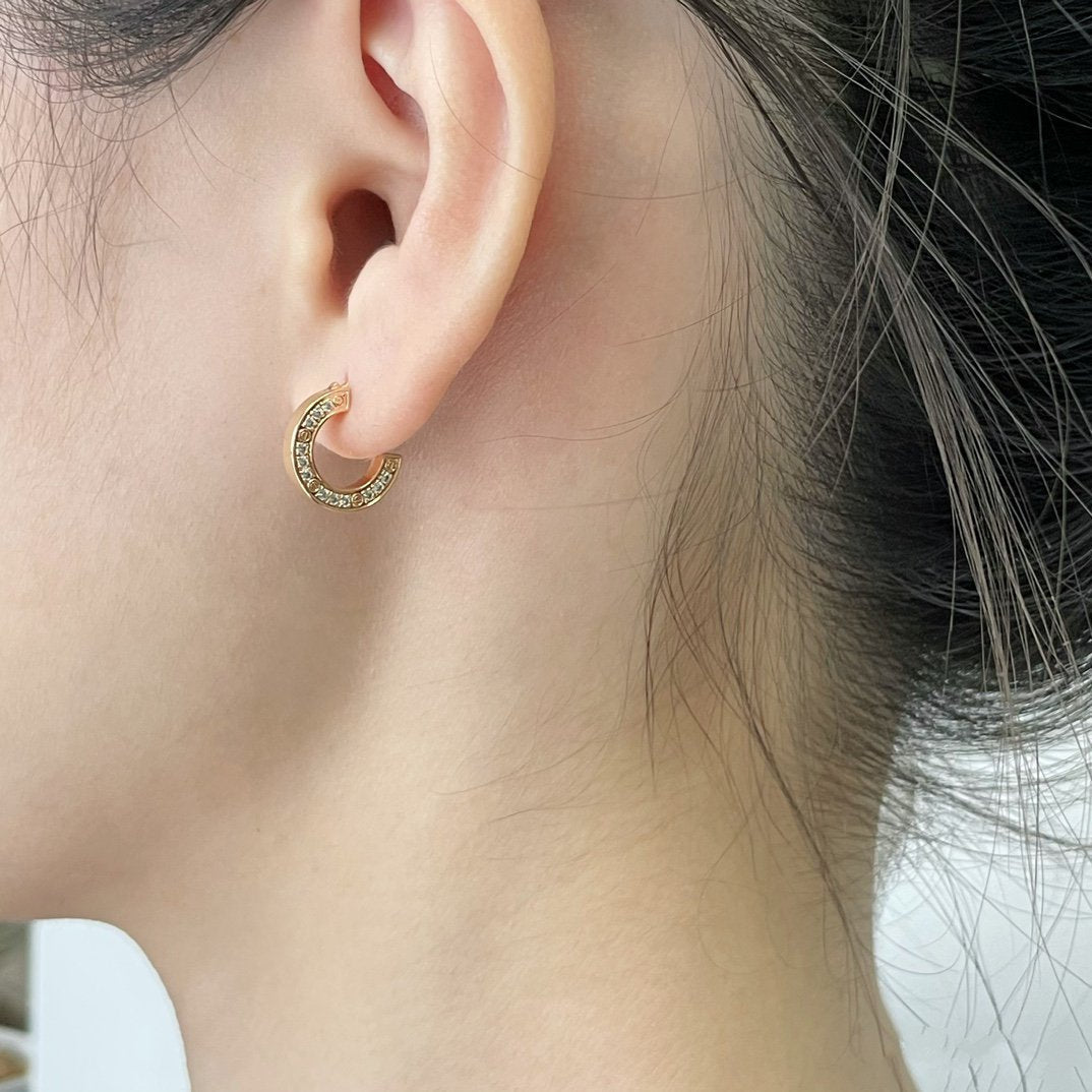 [Resenly Jewelry]LOVE DIAMOND EARRINGS
