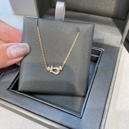 [Resenly Jewelry]FORCE 10 DIAMOND PINK GOLD NECKLACE MINI MODEL
