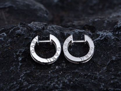 [Resenly Jewelry]ZERO 1 MINI SILVER DIAMOND EARRINGS