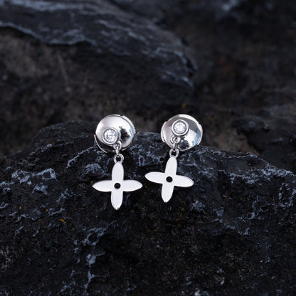 [Resenly Jewelry]VIDYLLE SILVER DIAMOND MINI DROP EARRINGS