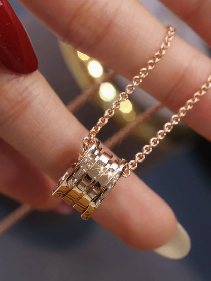 [Resenly Jewelry]ZERO 1 PINK GOLD NECKLACE