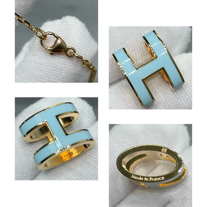 [Resenly Jewelry]POP H SKY BLUE NECKLACE