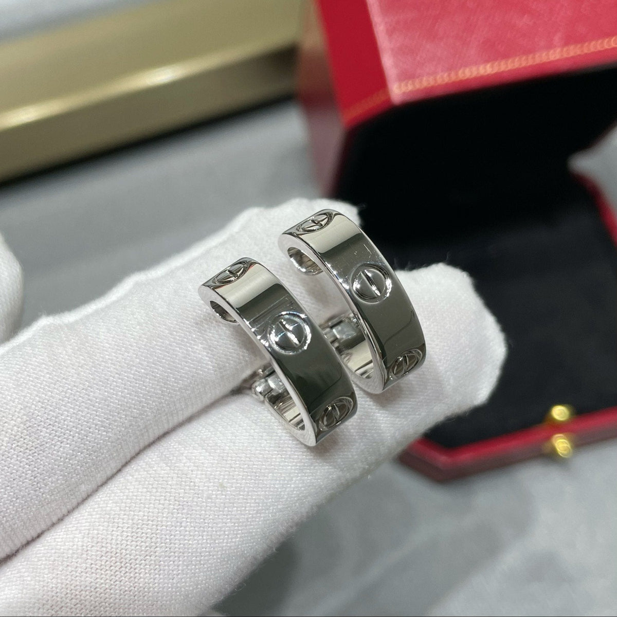 [Resenly Jewelry]LOVE 5.5MM EARRINGS