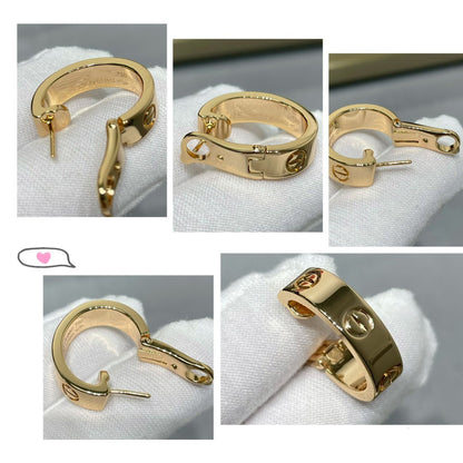 [Resenly Jewelry]LOVE 5.5MM EARRINGS
