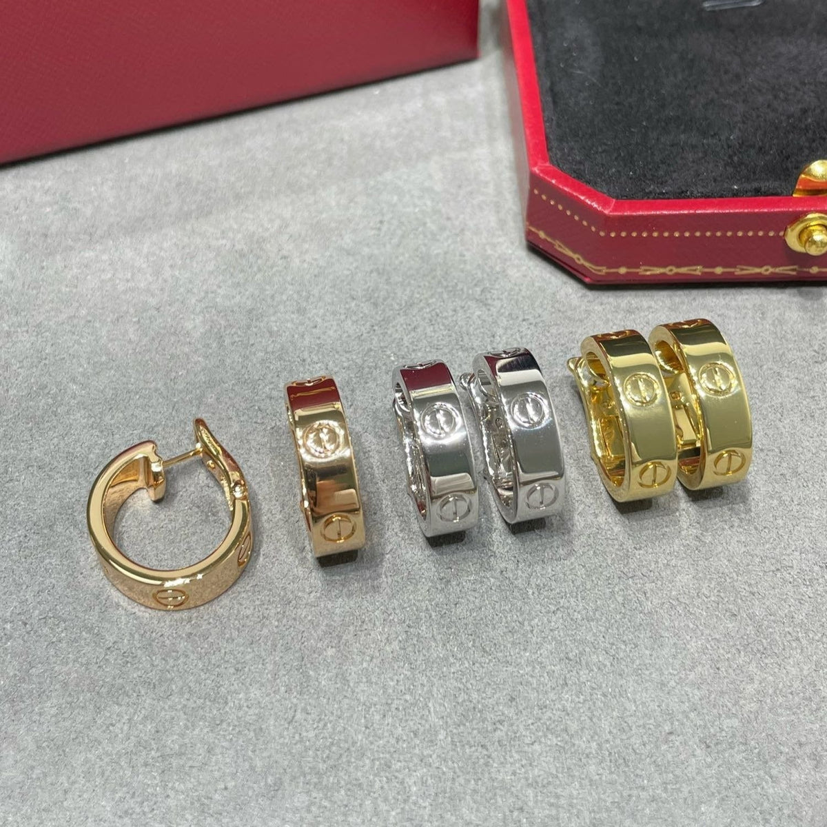 [Resenly Jewelry]LOVE 5.5MM EARRINGS