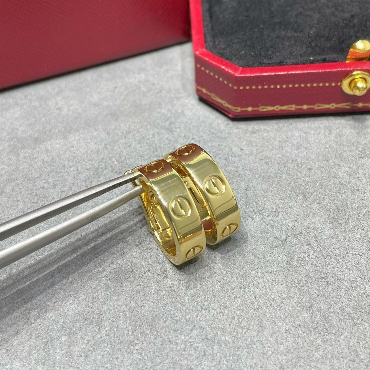 [Resenly Jewelry]LOVE 5.5MM EARRINGS