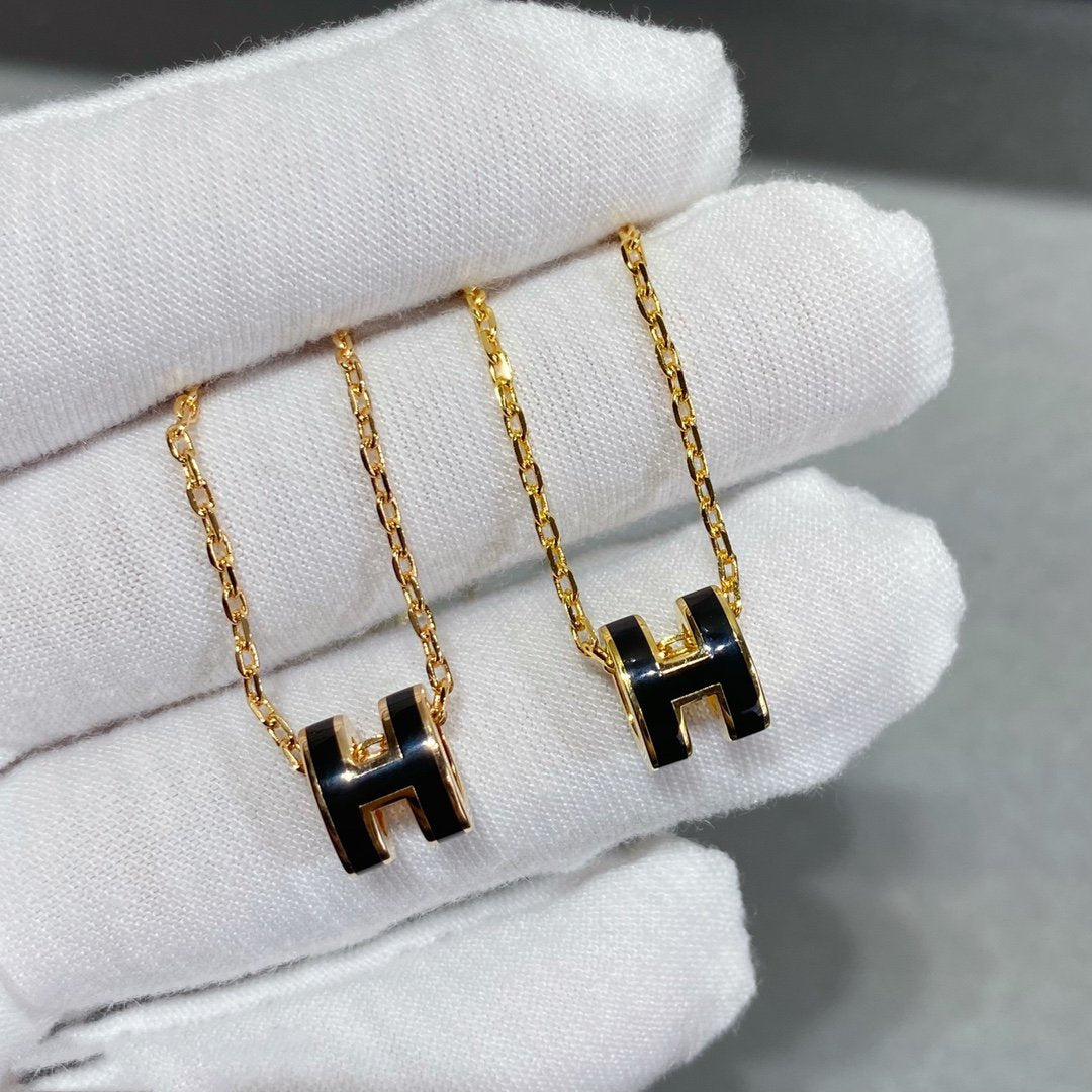 [Resenly Jewelry]MINI POP H NECKLACE