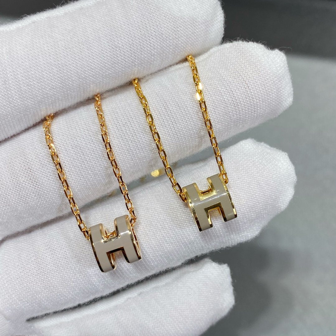 [Resenly Jewelry]MINI POP H NECKLACE