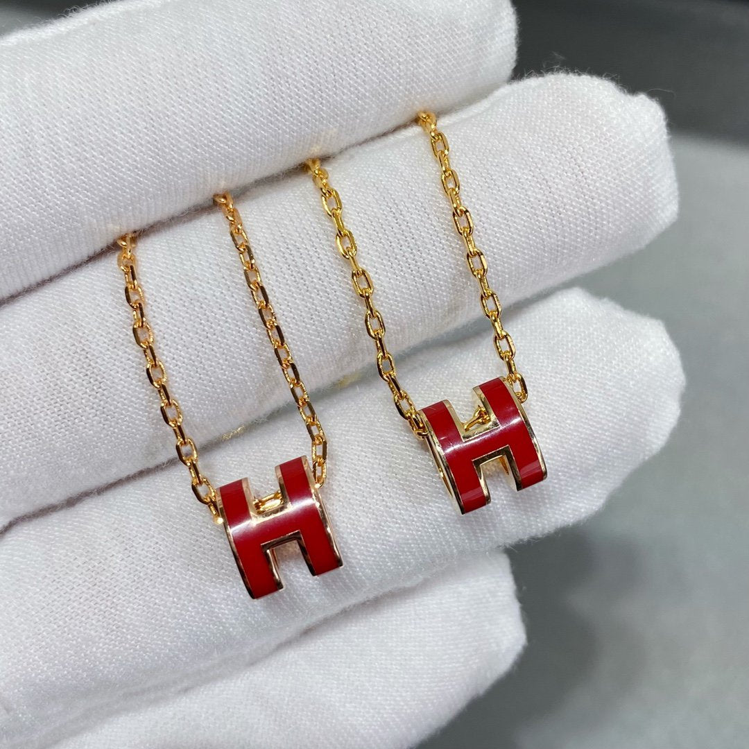 [Resenly Jewelry]MINI POP H NECKLACE