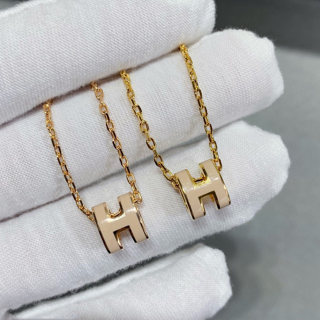 [Resenly Jewelry]MINI POP H NECKLACE