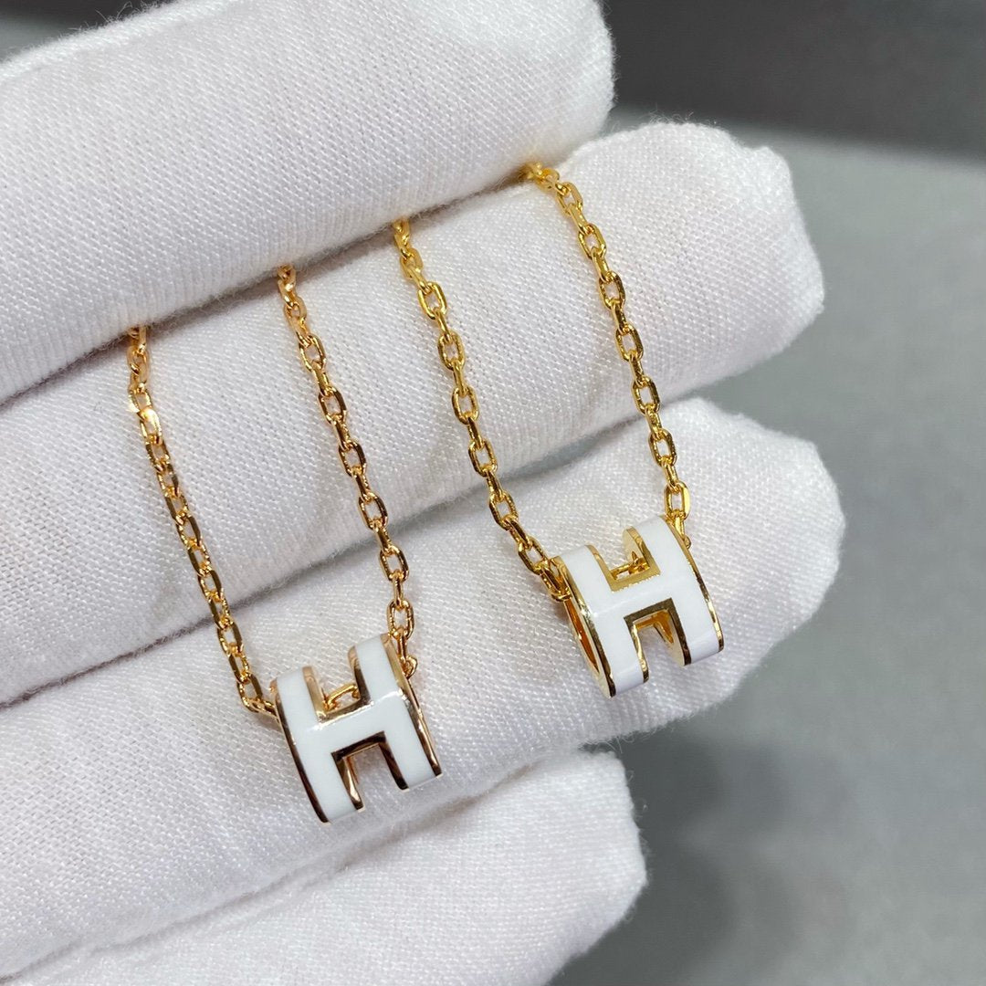 [Resenly Jewelry]MINI POP H NECKLACE