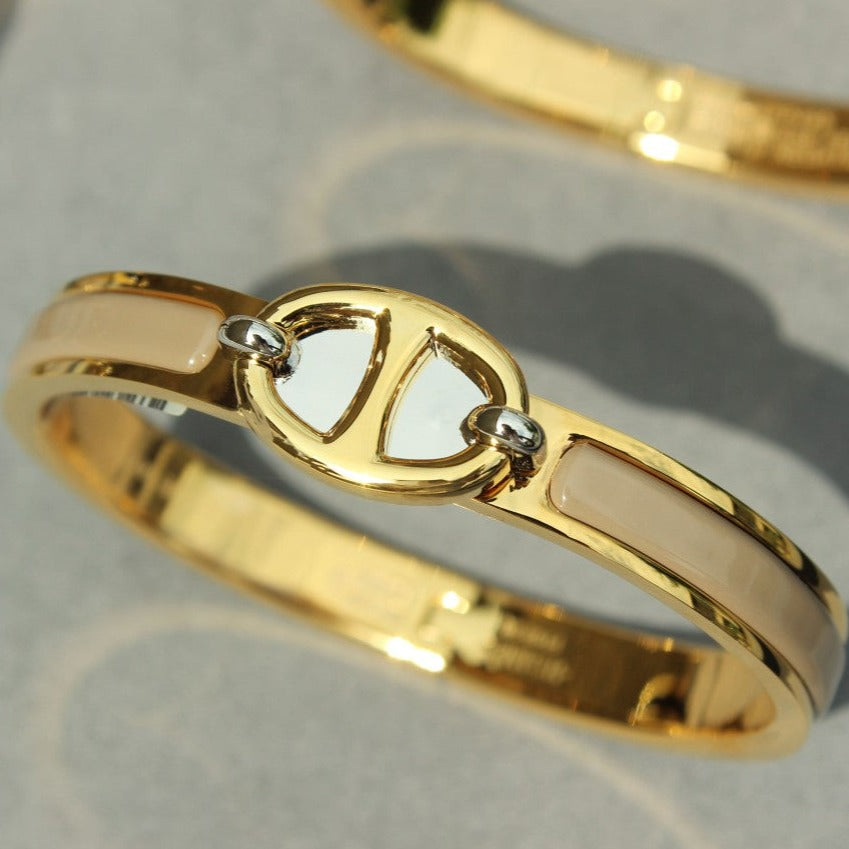 [Resenly Jewelry]CLIC CHAINE GOLD BRACELET