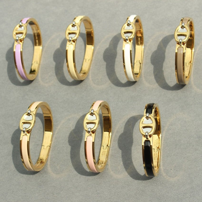 [Resenly Jewelry]CLIC CHAINE GOLD BRACELET