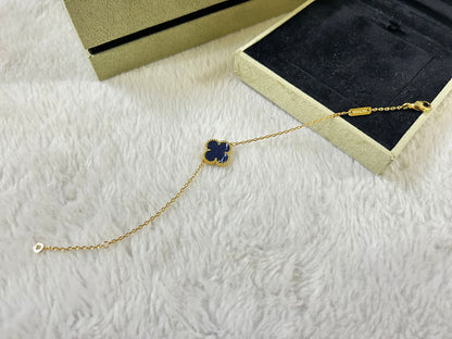 [Resenly Jewelry]CLOVER 1 MOTIF PIETERSITE BRACELET