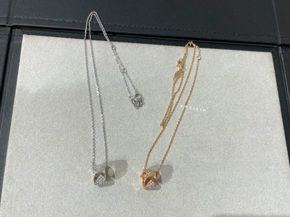 [Resenly Jewelry]LIENS EVIDENCE DIAMOND PAVED NECKLACE