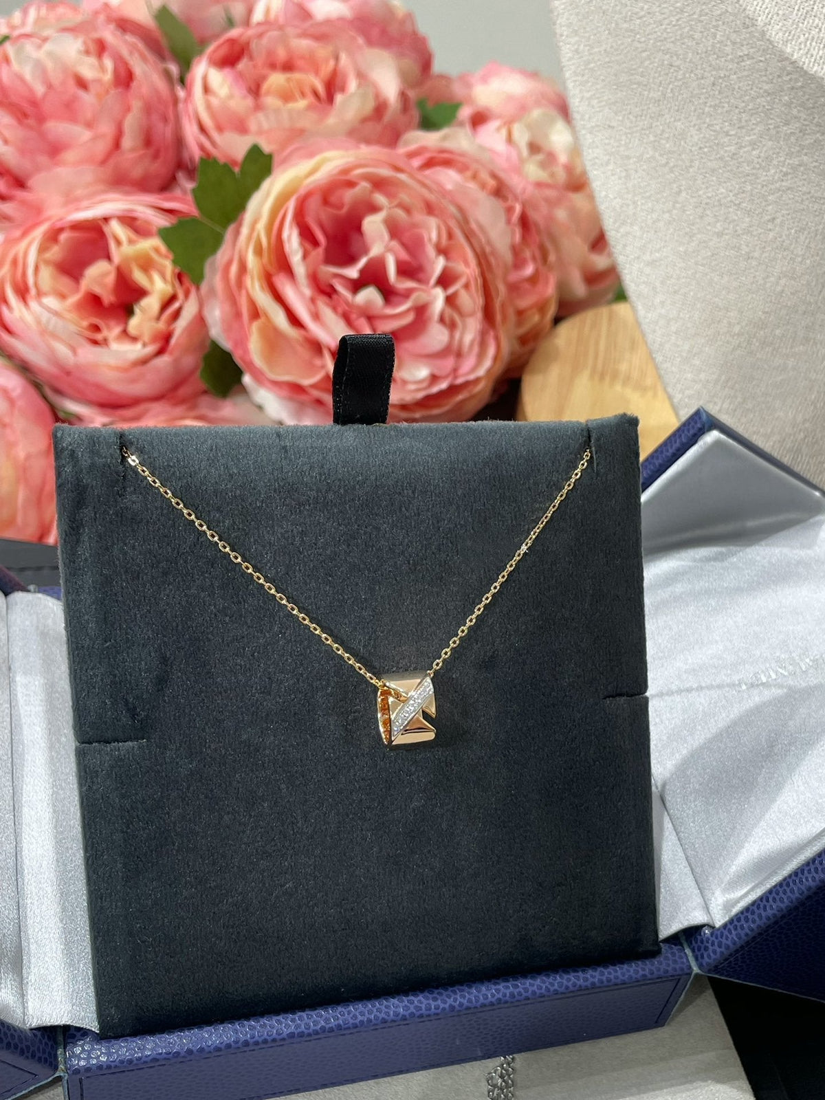 [Resenly Jewelry]LIENS EVIDENCE DIAMOND NECKLACE
