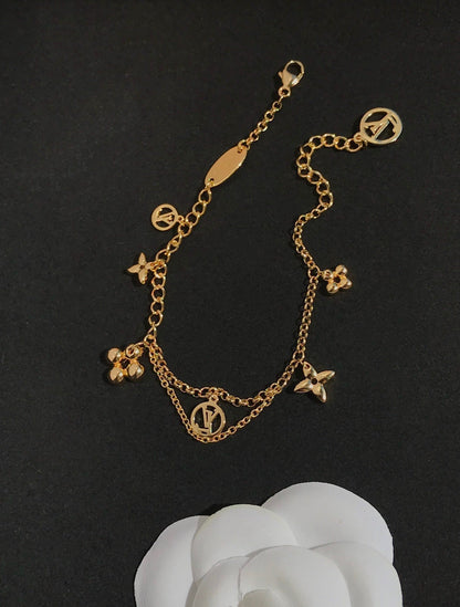 [Resenly Jewelry]BLOOMING PINK GOLD MOP BRACELET