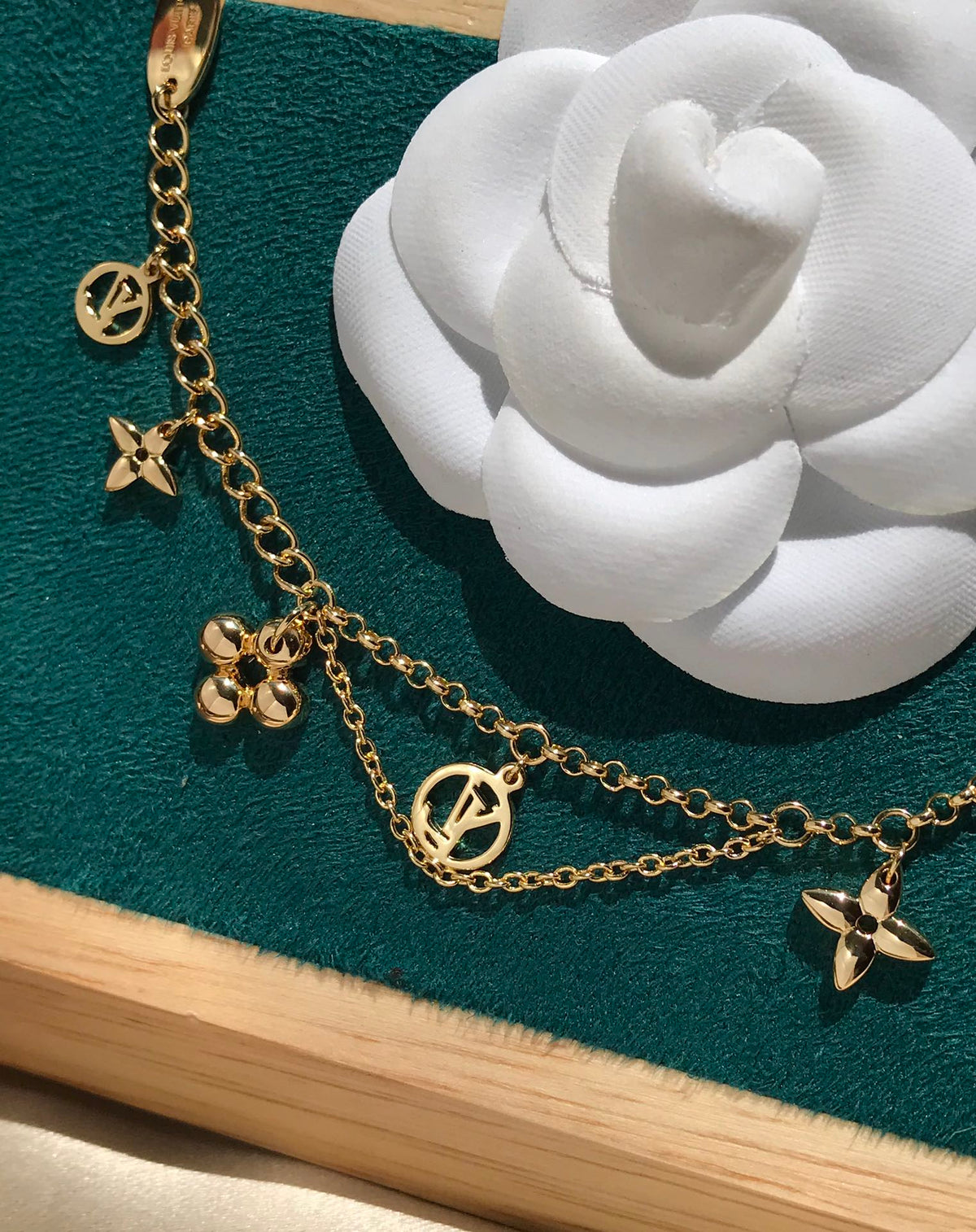 [Resenly Jewelry]BLOOMING PINK GOLD MOP BRACELET