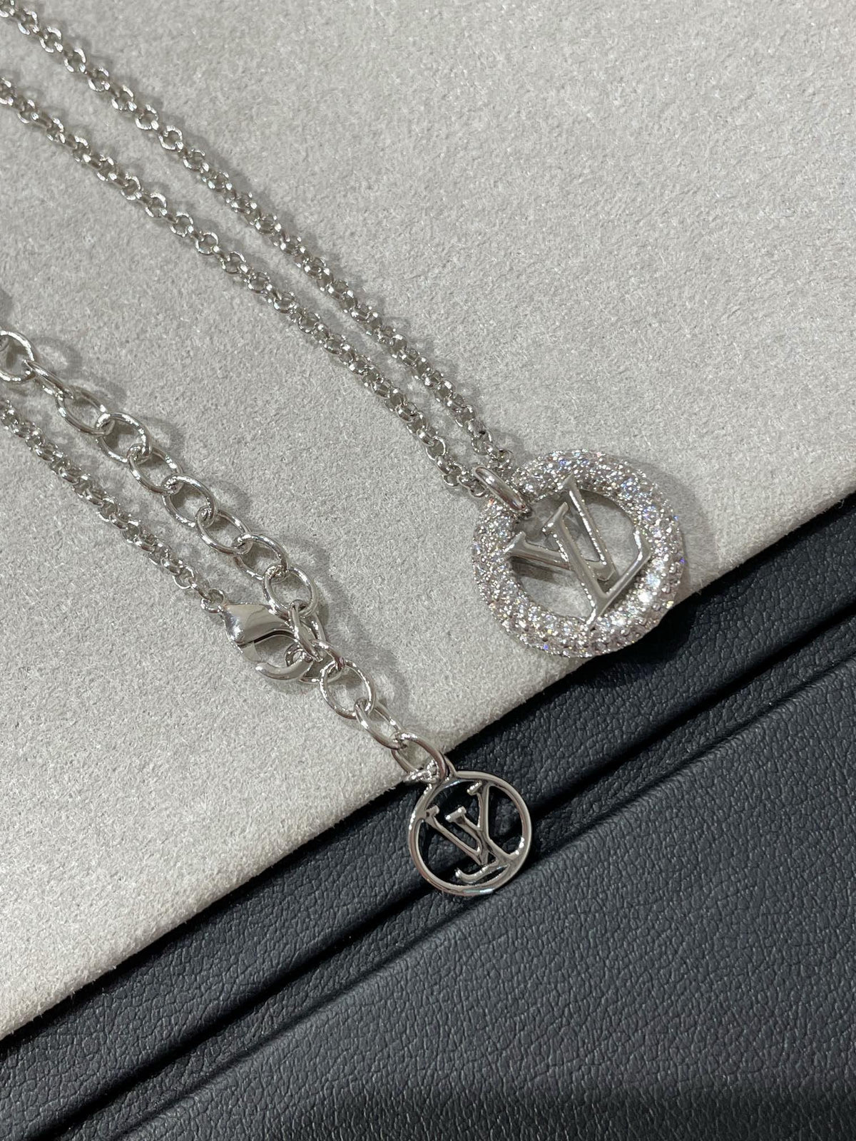 [Resenly Jewelry]BY NIGHT DIAMOND PAVED NECKLACE