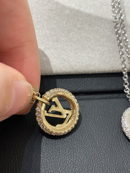 [Resenly Jewelry]BY NIGHT DIAMOND PAVED NECKLACE